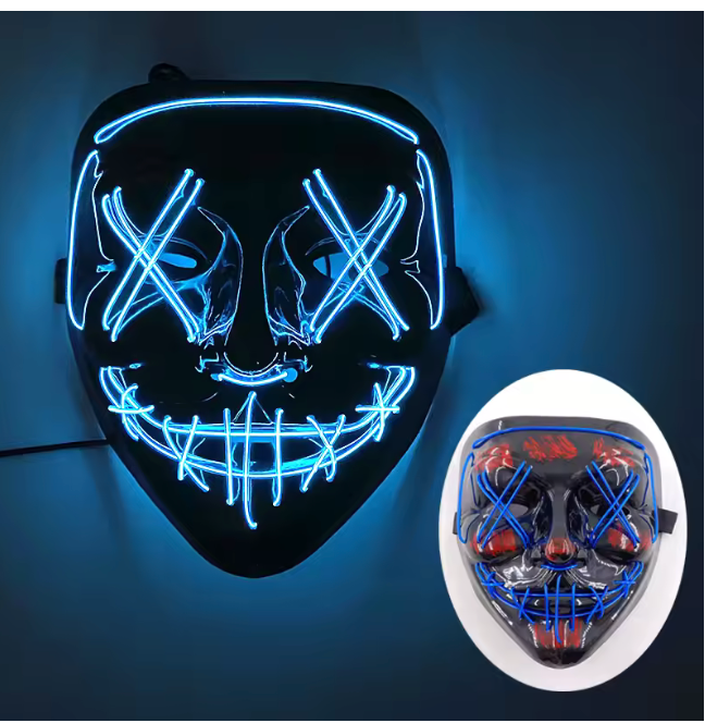 "GlowVision™ Festival Mask – Mask Up. Light Up."