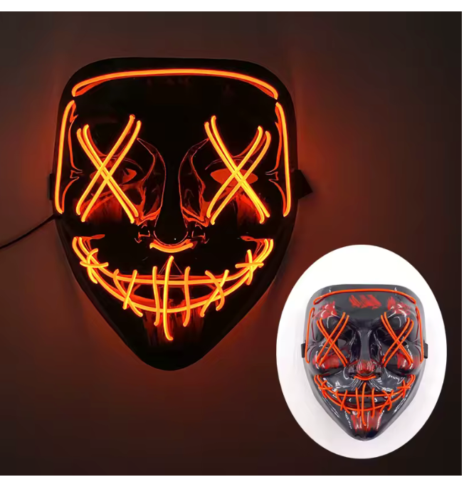 "GlowVision™ Festival Mask – Mask Up. Light Up."