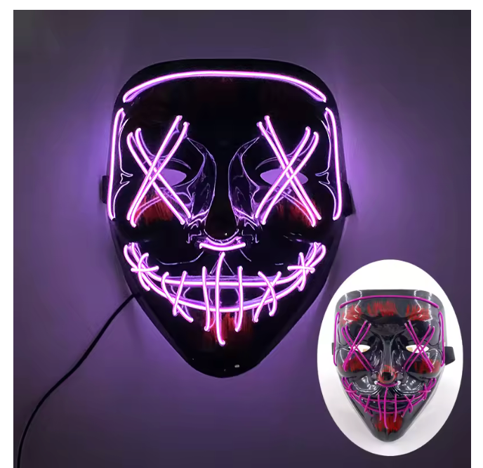 "GlowVision™ Festival Mask – Mask Up. Light Up."