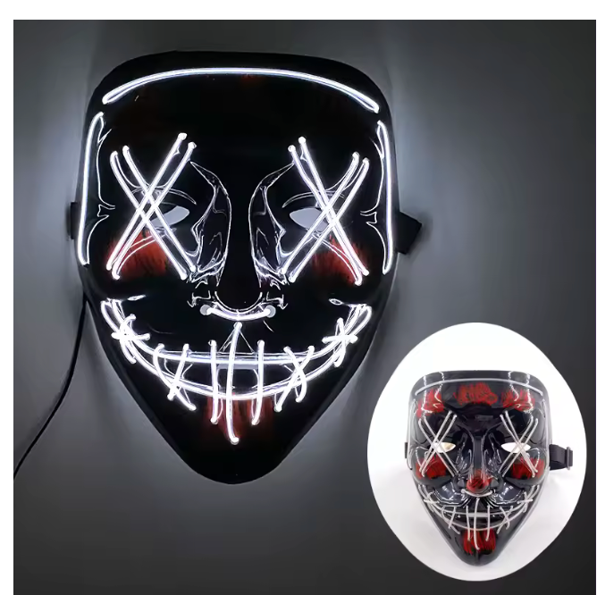 "GlowVision™ Festival Mask – Mask Up. Light Up."