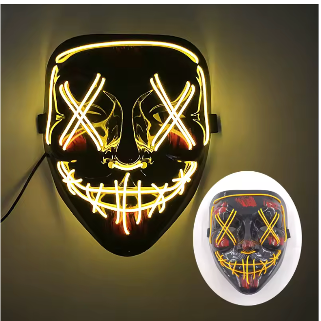 "GlowVision™ Festival Mask – Mask Up. Light Up."