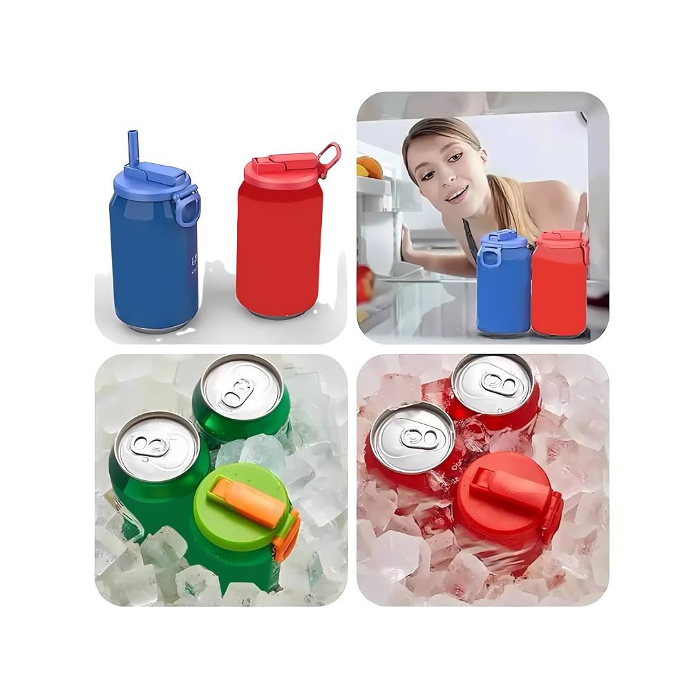 Spill-Proof Soda Can Lid — Locks Fizz, Blocks Bugs