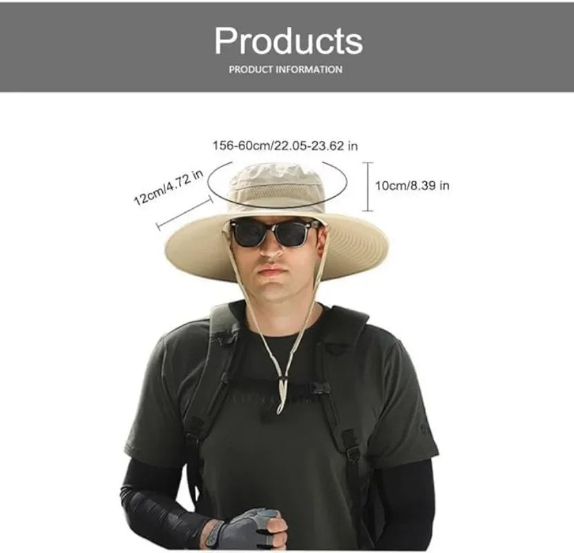🧢 Luxe Solar Fan Cooling Hat – UV Sun Protection + Hands-Free Relief | Summer Heatwave Edition