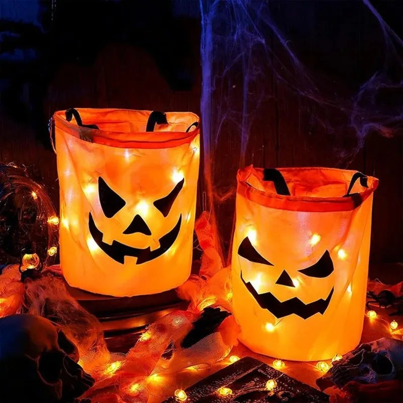 Glow-in-the-Dark Halloween Basket