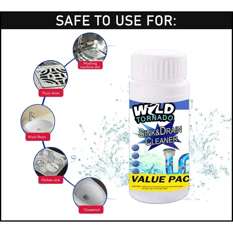 DrainBlast™ Sink & Drain Cleaner – Blast Away Clogs Fast & Safe