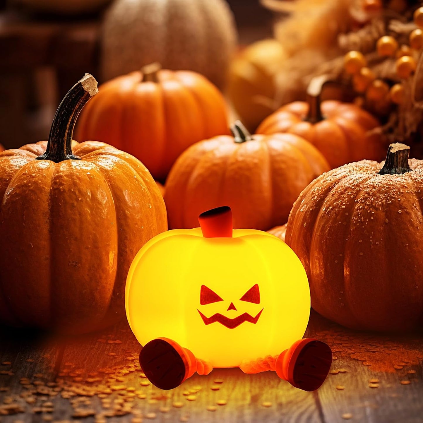 “The Viral Pumpkin Light That Ends Bedtime Battles”