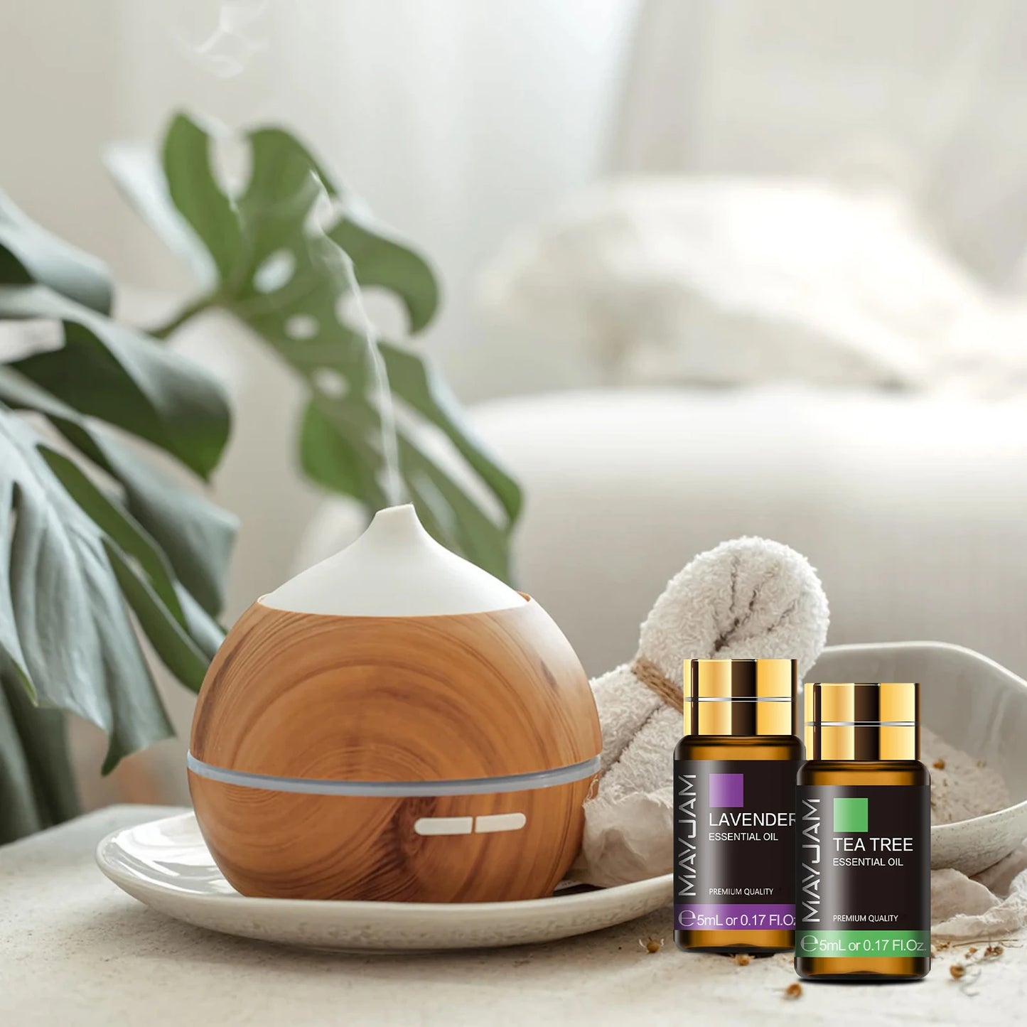MAYJAM Ultimate Aromatherapy Gift Set: 35 Pure Essential Oils for Relaxation, Mood & Focus