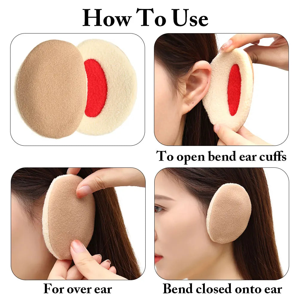 Cozy Bandless Fleece Ear Warmers