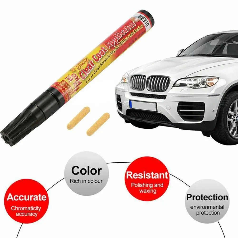 Luxe Scratch Repair Pen 🚗 – Clear Coat Fix for Cars | DIY Auto Scratch Remover + Free Gift 🎁