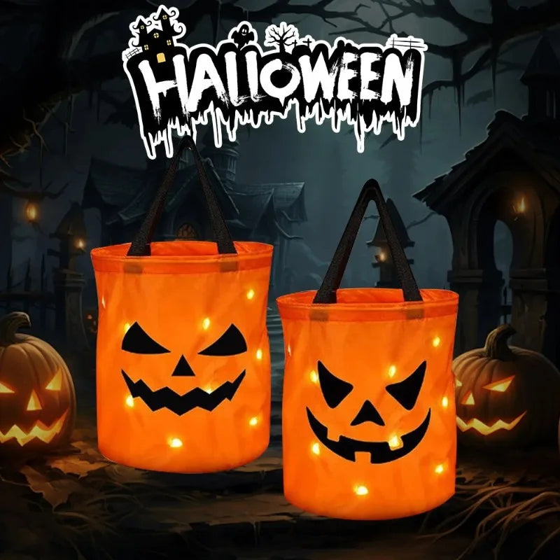 Glow-in-the-Dark Halloween Basket