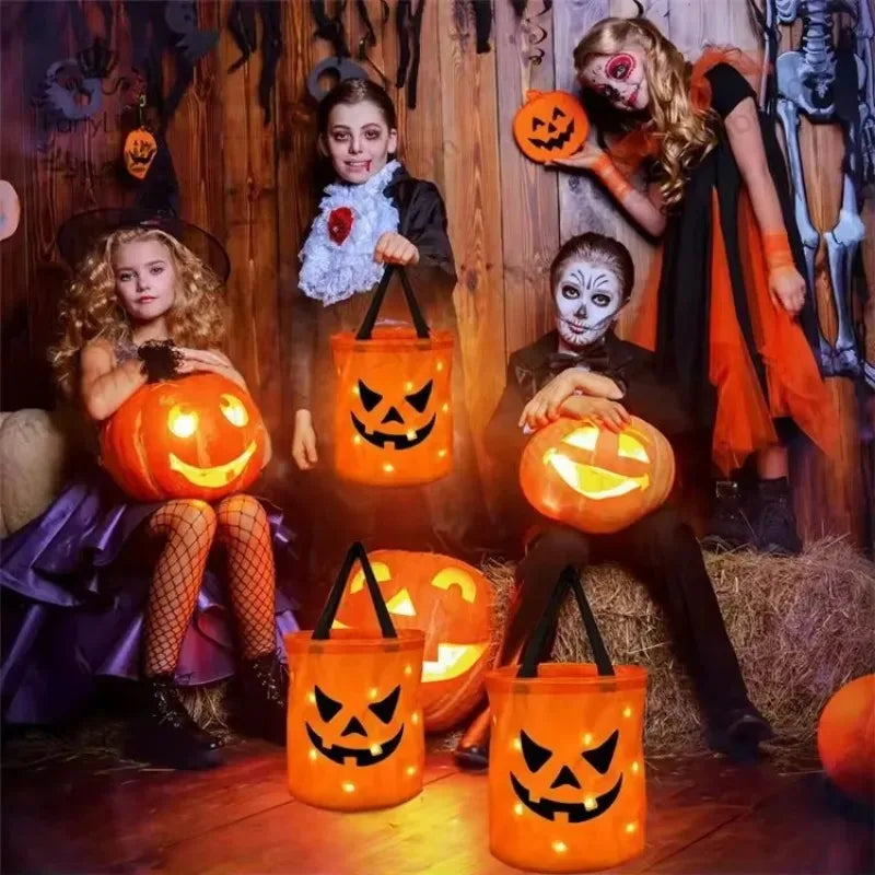 Glow-in-the-Dark Halloween Basket