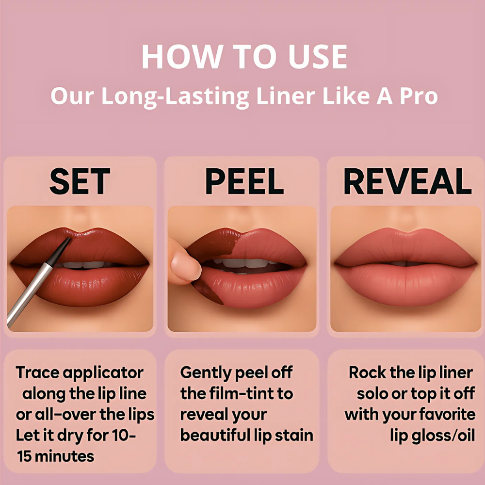 🔥 LUXE™ “Stay-All-Day” Peel-Off Lip Tint ✦ Tattoo-Wear Lip Liner + Full-Lip Stain 💋r
