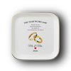 Personalized "The Year We Became Mr. & Mrs." Ceramic Jewelry Dish – 2026 Newlywed Keepsake