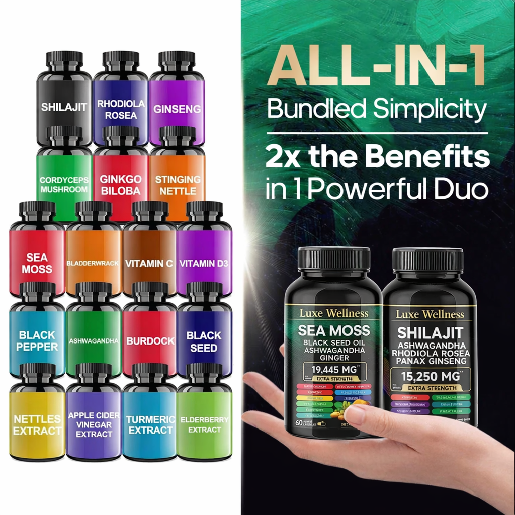 Sea Moss + Shilajit Vitality Power Duo