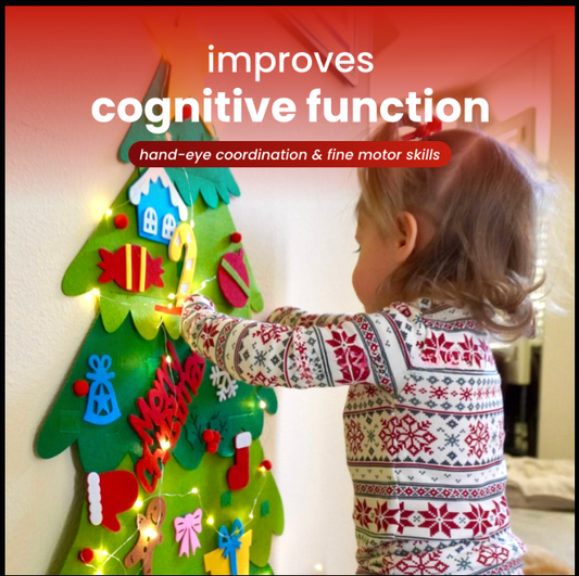 Toddler's Felt Christmas Fun Tree