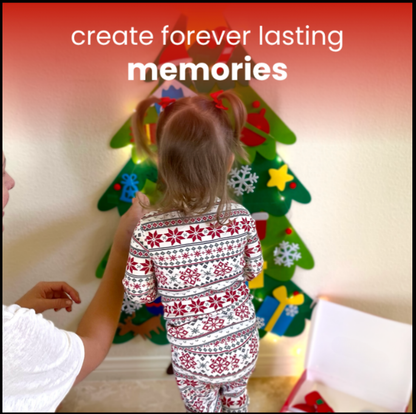 Toddler's Felt Christmas Fun Tree