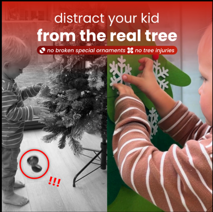 Toddler's Felt Christmas Fun Tree