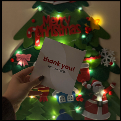 Toddler's Felt Christmas Fun Tree