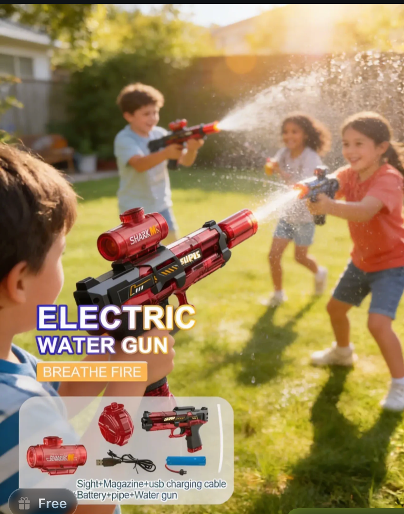 AquaBlaster Pro Max™ | High-Power Electric Water Cannon (Summer’s #1 Must-Have)