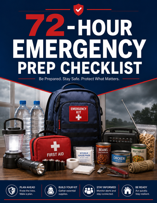72-HOUR EMERGENCY PREP CHECKLIST