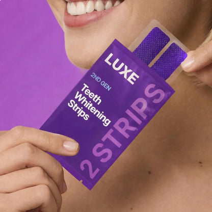 Luxe Purple Daily BrightSmile Whitening Strips Kit