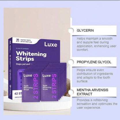 Luxe Purple Daily BrightSmile Whitening Strips Kit