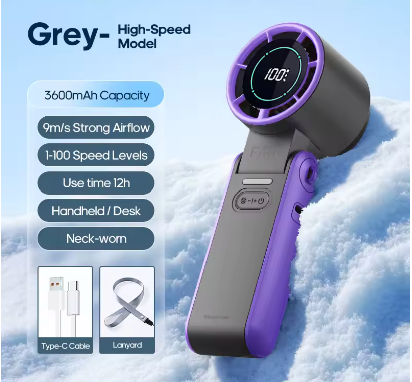 Turbo Breeze Handheld Fan