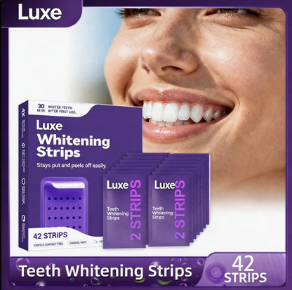 Luxe Purple Daily BrightSmile Whitening Strips Kit