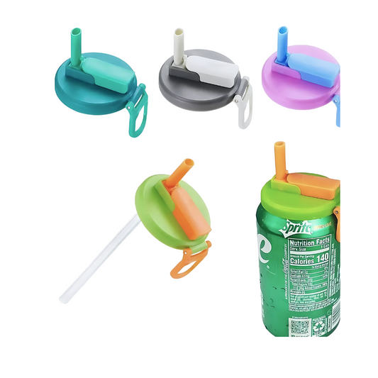 Spill-Proof Soda Can Lid — Locks Fizz, Blocks Bugs