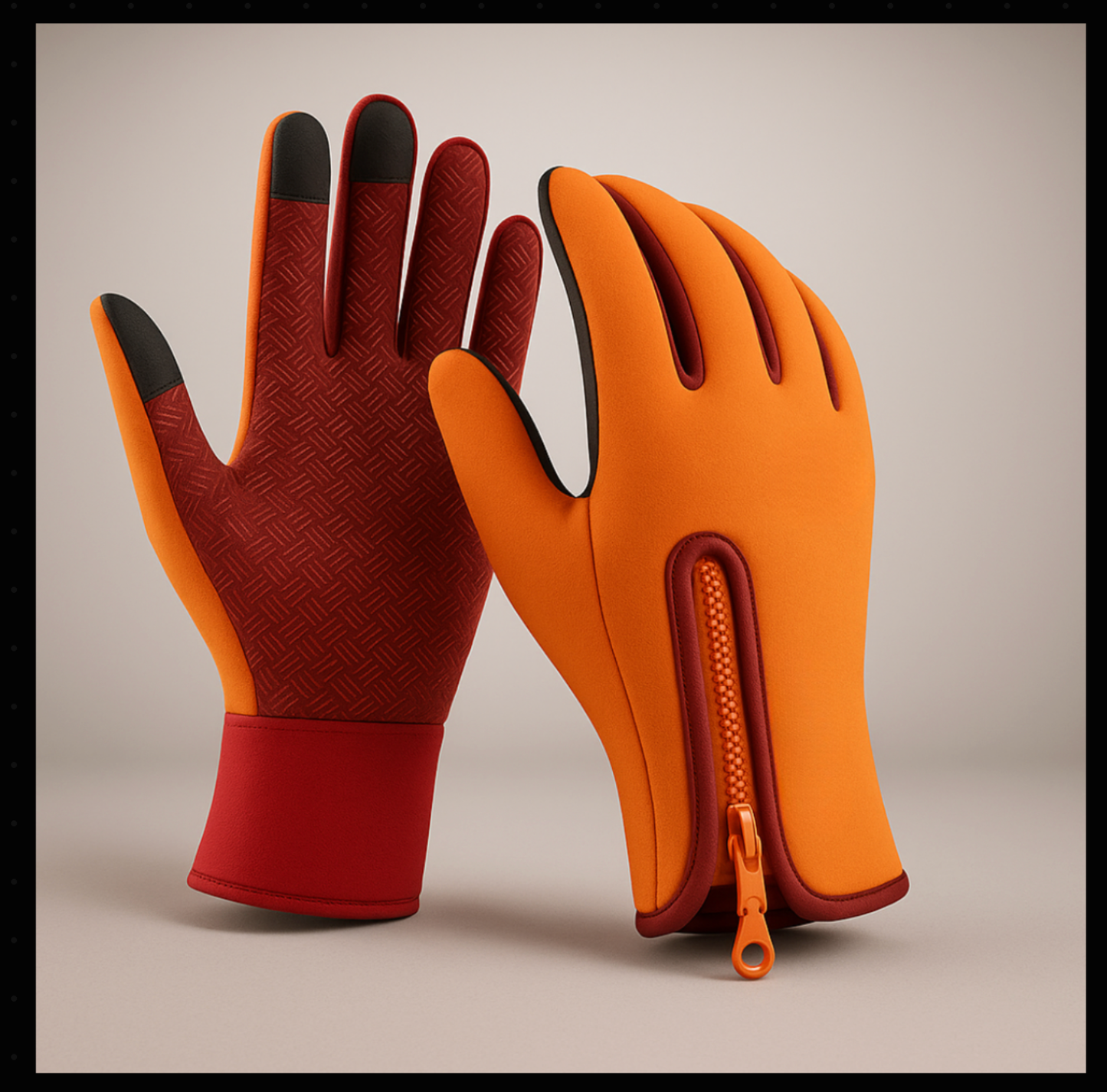 All-Weather Smart Gloves (Thermal & Windproof)