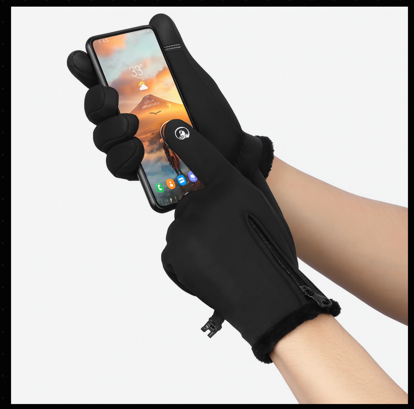 All-Weather Smart Gloves (Thermal & Windproof)