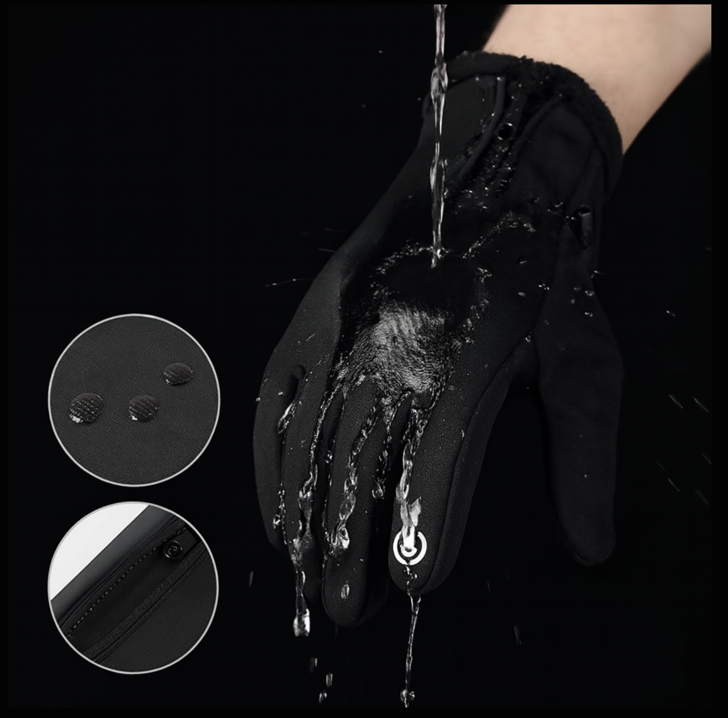 All-Weather Smart Gloves (Thermal & Windproof)