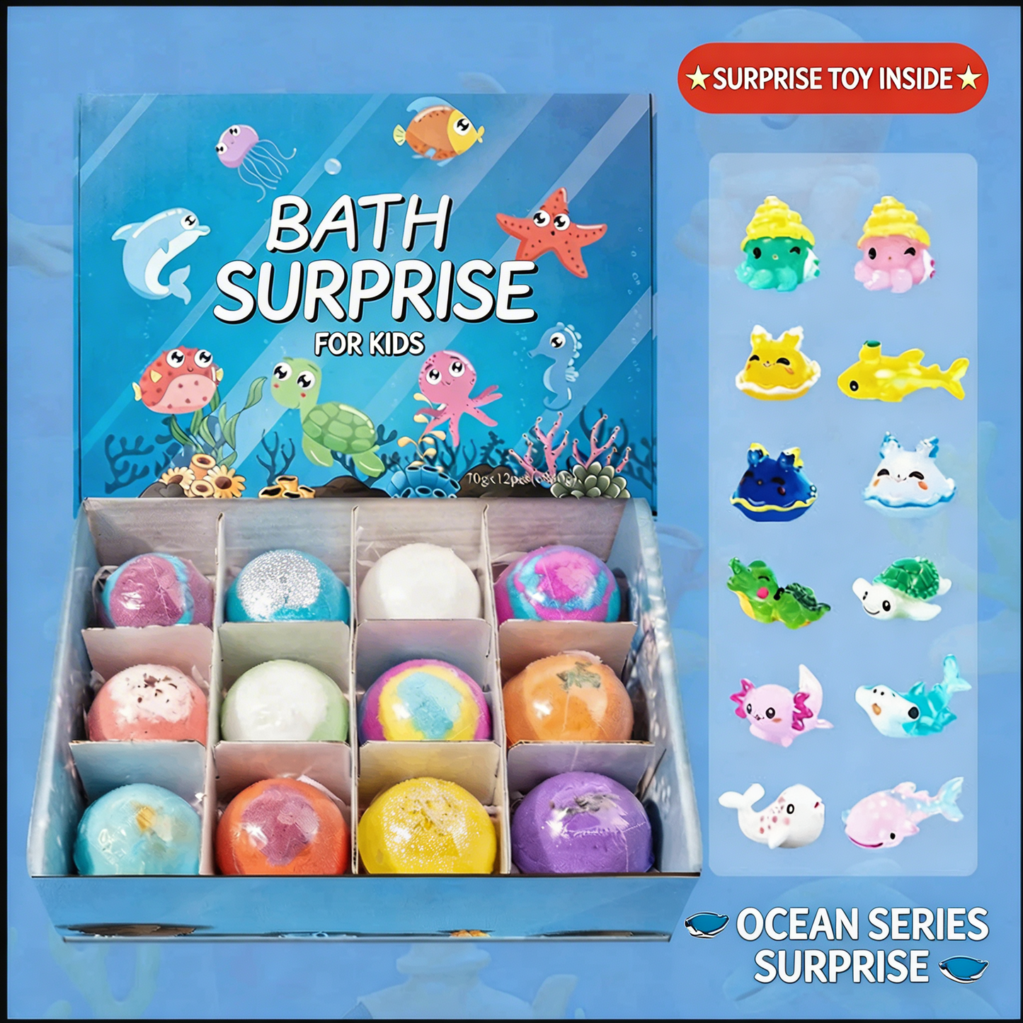 Glow Surprise Bath Bombs Set