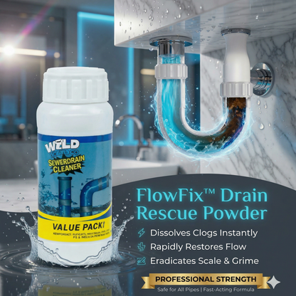 FlowFix™ Wild Tornado Drain Rescue Powder