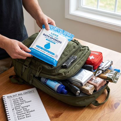 The Ultimate Off-Grid Hygiene Kit (No-Rinse Bath Mittens)