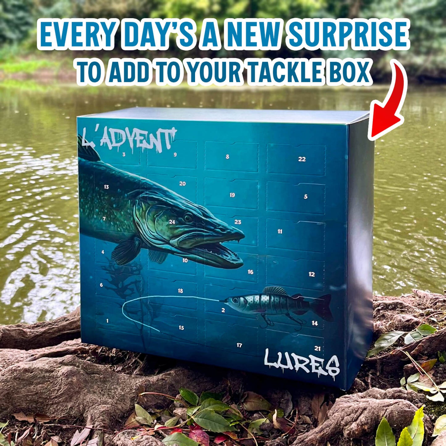 Fishing Lure Advent Calendar