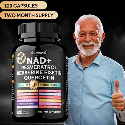 NAD+ Resveratrol Berberine Cellular Support