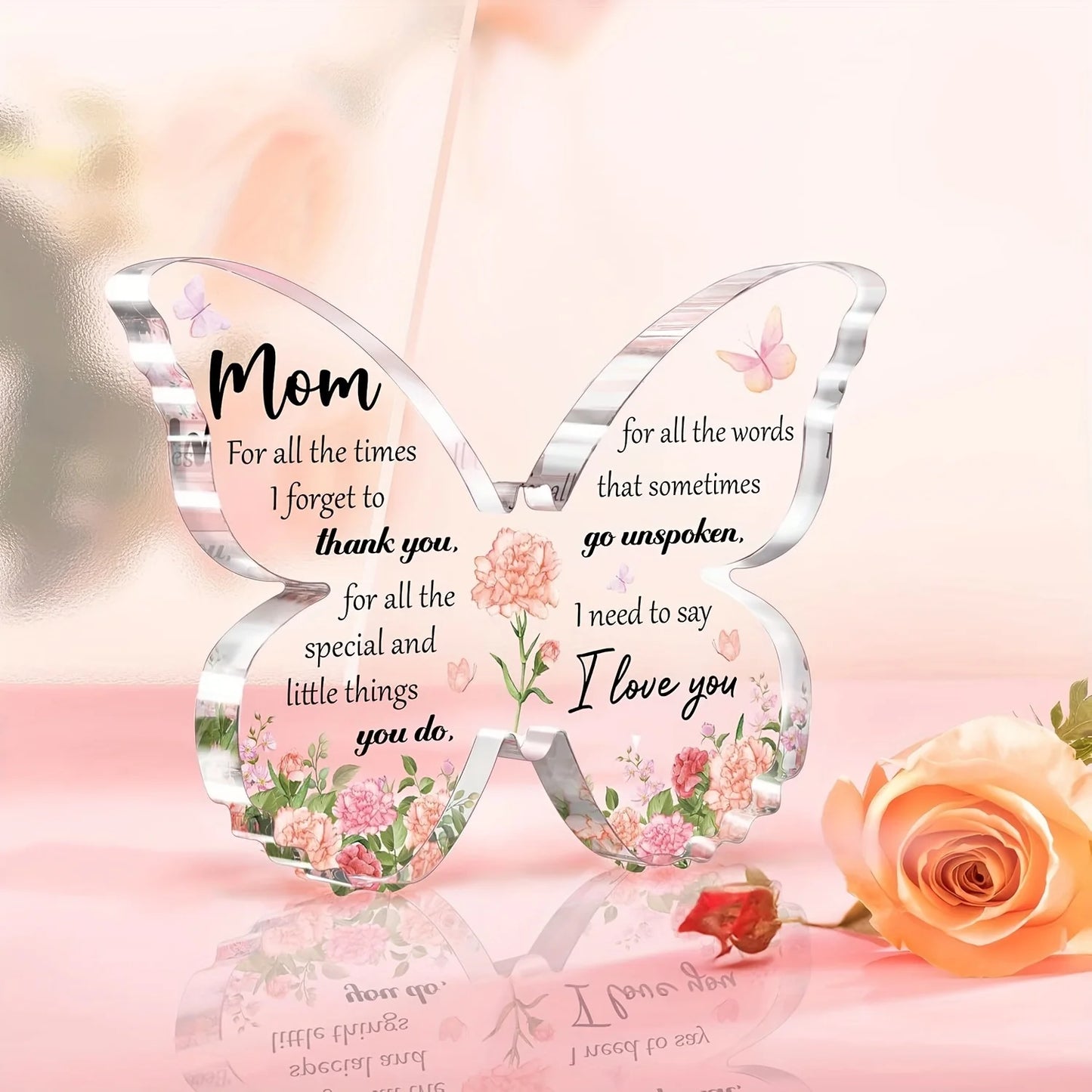 Butterfly Mom Keepsake Birthday Gift