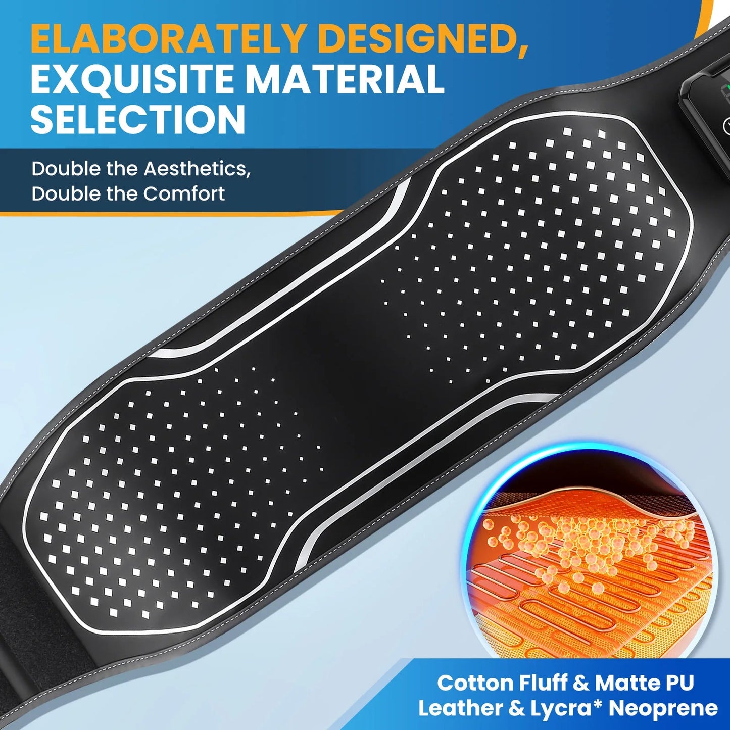 LUXE™ Thermal Relief Belt (Cordless Heat + Deep Massage for All-Day Comfort)