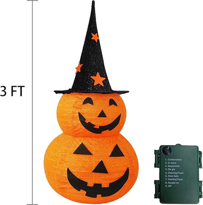 Festive Glow Pumpkin Décor | LED Halloween Pumpkins 🎃✨
