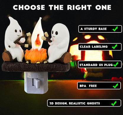 Ghost Campfire Night Light – Limited Halloween Edition