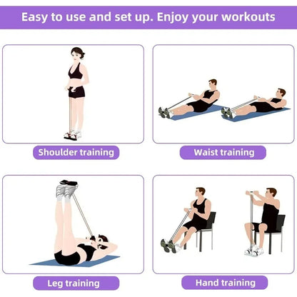 CoreFit Pro™ Resistance Band System-Sculpt Your Body Without the Gym