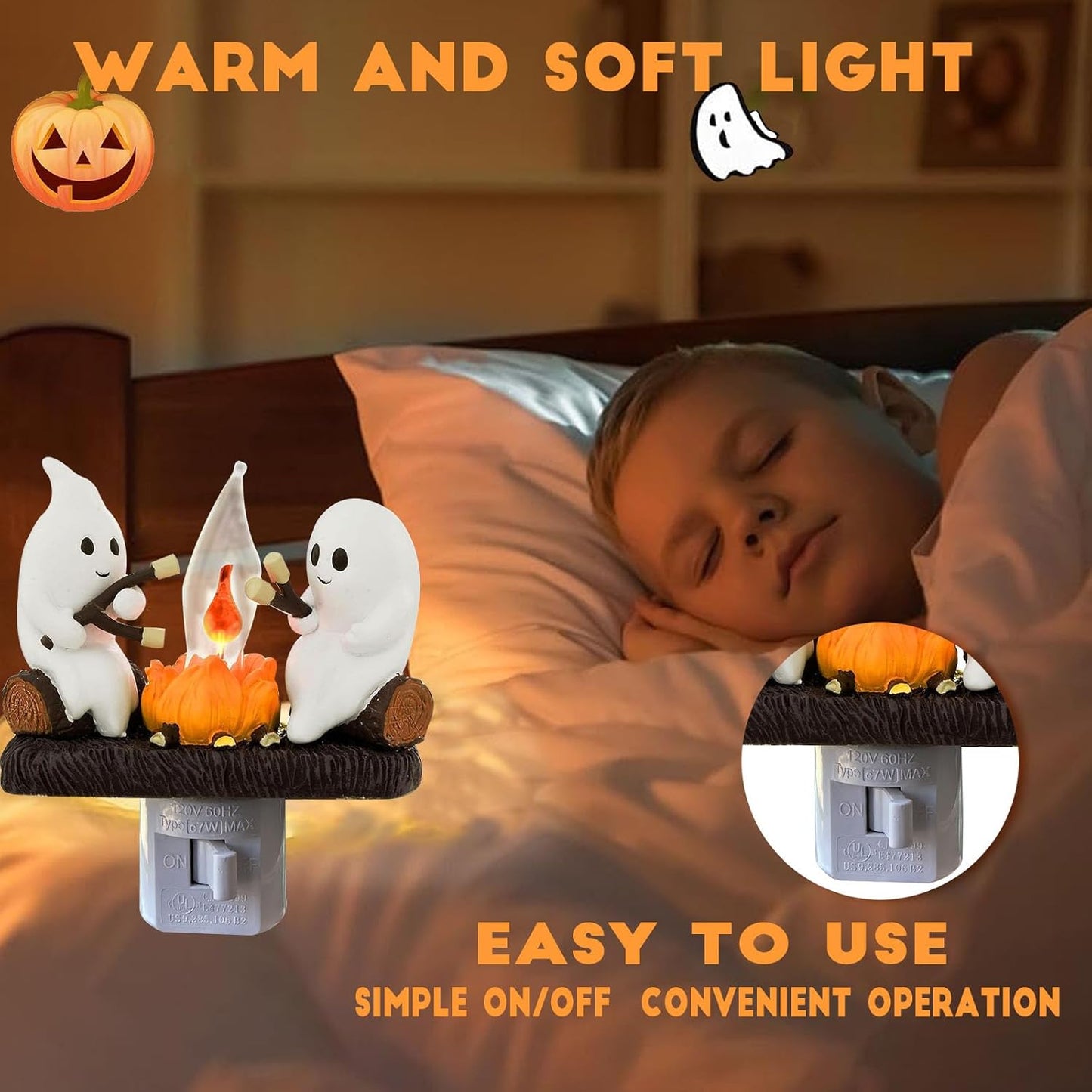 Ghost Campfire Night Light – Limited Halloween Edition