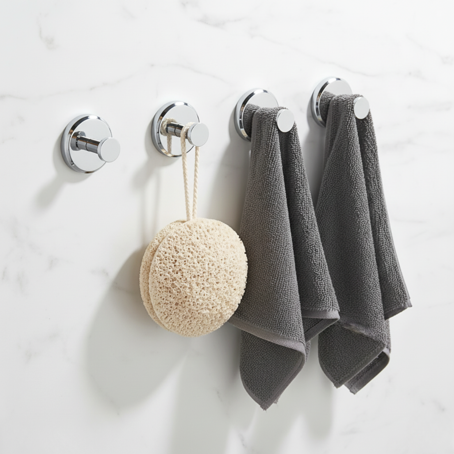 TwistLock Suction Wall Hooks Set