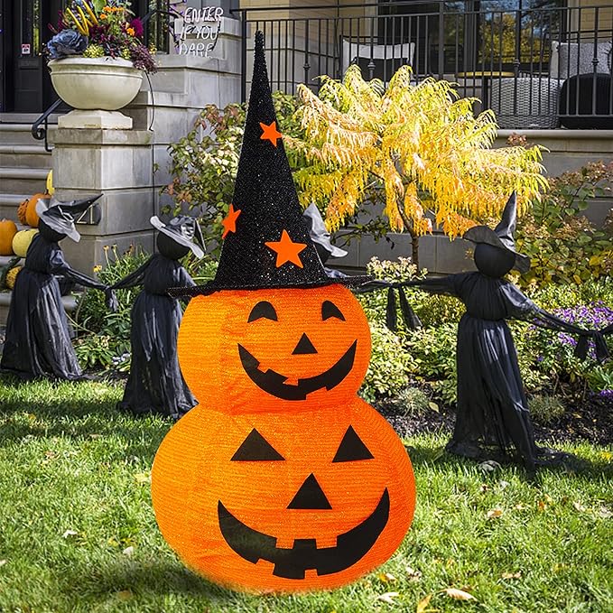 Festive Glow Pumpkin Décor | LED Halloween Pumpkins 🎃✨