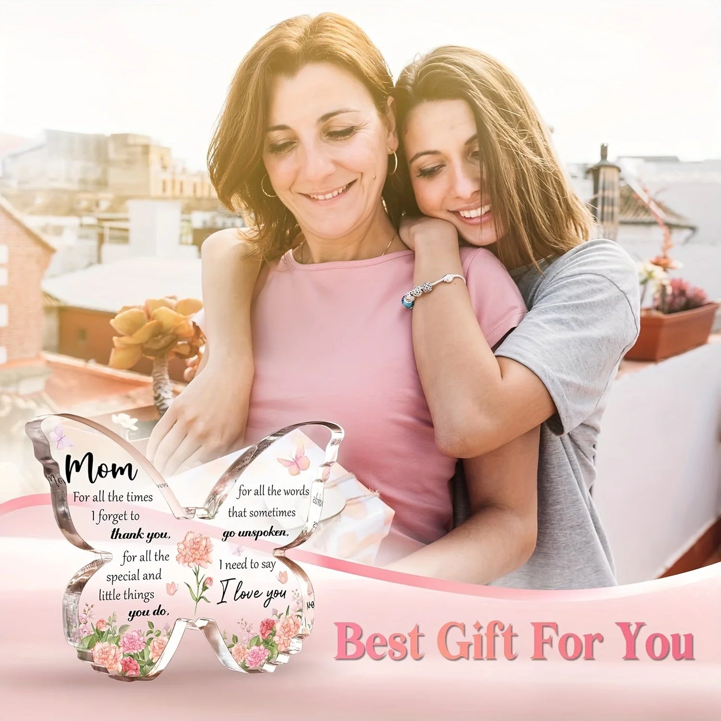 Butterfly Mom Keepsake Birthday Gift