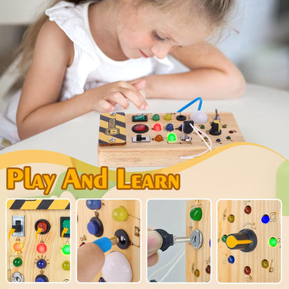 Bright Switch Montessori Busy Board