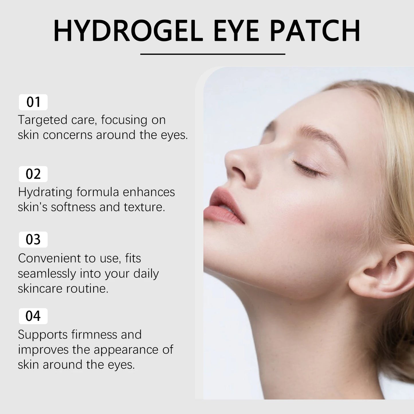 ReviveBoost Peptide Collagen Hydrogel Eye Patches