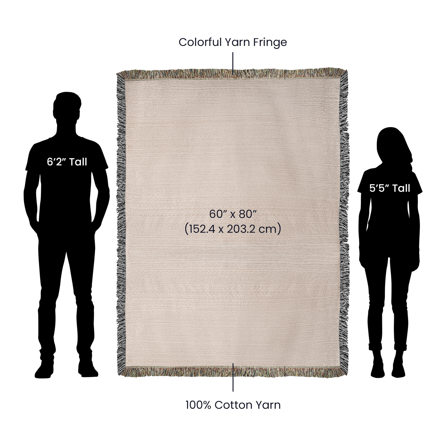 The Perfect "Til Death Do Us Part" Woven Blanket