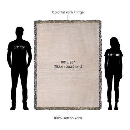 The Perfect "Til Death Do Us Part" Woven Blanket